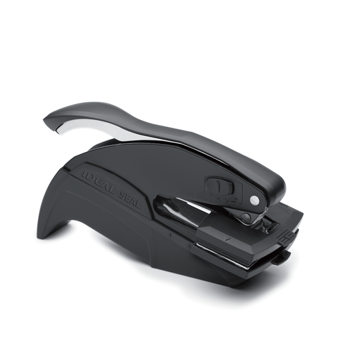 Trodat Desk Embossing Seal 1" x 2" Rectangular, Black